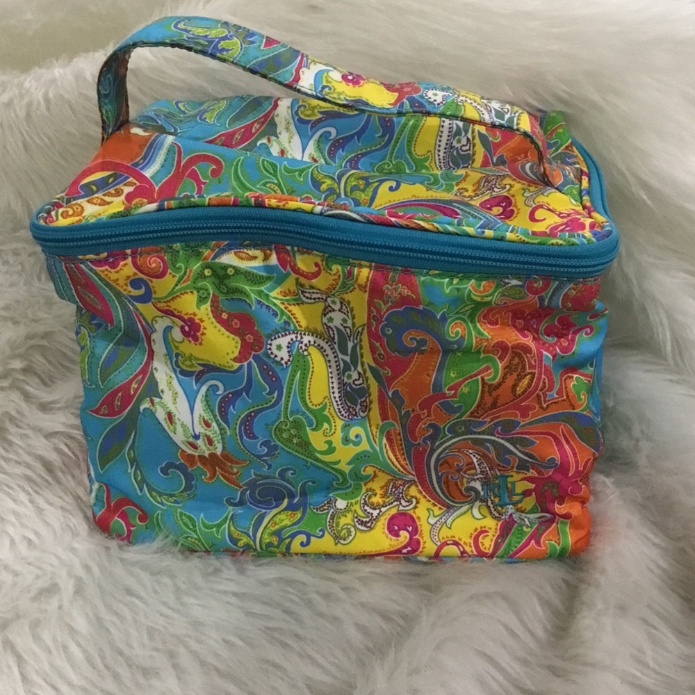 Lauren By Ralph Lauren paisley makeup bag